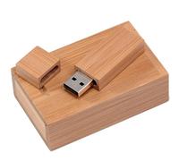 KALPZ-Bois Avec Boîte-Cadeau Clé Usb 2.0 Capacité Réelle Clé Usb Photographie Clé Mémoire 64Gb/32Gb/16Gb/8Gb U Disque Stylo Usb 4Gb,16Gb,Carbonized Box
