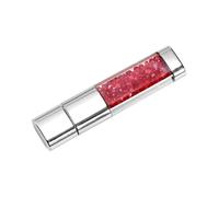 KALPZ-Clé Usb À Rayures En Cristal Bleu, 128 Go 64 Go 32 Go 16 Go 8 Go 4 Go, Clé Usb Violette, Cadeau,128 Go,Rouge