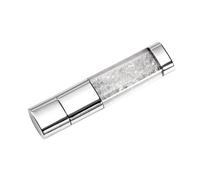 KALPZ-Clé Usb À Rayures En Cristal Bleu, 128 Go 64 Go 32 Go 16 Go 8 Go 4 Go, Clé Usb Violette, Cadeau,128 Go,White