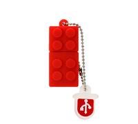 KALPZ-Clé Usb Blocs De Construction Clé Usb 256 Go Clé Usb Cle Memoria Usb 16 Go 32 Go 64 Go 128 Go Enfants Jouet Mémoire Stockage Flash,128 Go,Rouge