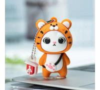 KALPZ-Clé Usb En Forme D'Animal, Chat Noir, Chaton Mignon De Dessin Animé, Clé Usb, Cadeau Créatif, 32 Go, 4 Go, 8 Go, 16 Go, 64 Go, 128 Go, 256 Go,1 Go,Usb 2.0