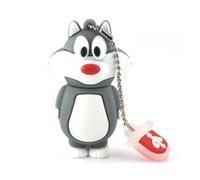 KALPZ-Clé Usb En Forme D'Animal, Chat Noir, Chaton Mignon De Dessin Animé, Clé Usb, Cadeau Créatif, 32 Go, 4 Go, 8 Go, 16 Go, 64 Go, 128 Go, 256 Go,1 Go,Rose