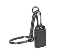 KALPZ-Clé Usb Haute Vitesse Pen Drive 4Gb 8Gb 16Gb 32Gb 64Gb 128Gb Mini Clé Usb Étanche En Métal Cadeau Créatif,16 Go,Black