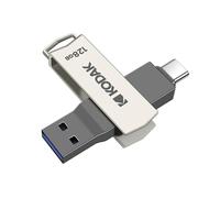KALPZ-Clé Usb Originale Kodak Otg Usb3.2 Clé Usb 256Gb 128Gb 64Gb 32Gb Type C Clé Usb 2 En 1 Disque U Pour Ordinateur Portable De Bureau,128 Go,Standard Package