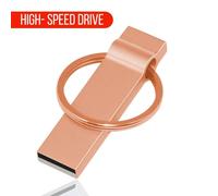 KALPZ-Clé Usb Rose Dorée 128 Go Argent Usb 64 Go Clé Mémoire Haute Vitesse Porte-Clés Gratuit Clé Usb 32 Go Cadeaux Créatifs Clé Usb,Violet,128 Go