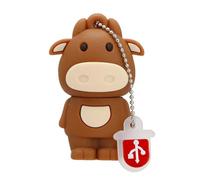 KALPZ-Dessin Animé Cochon Rose Clé Usb Disque Animal Chien Lapin Cheval Singe Clé Mémoire Zodiaque Clé 8Gb 16Gb 32Gb 256Gb,128 Go,Ox