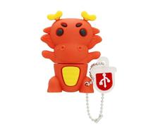 KALPZ-Dessin Animé Cochon Rose Clé Usb Disque Animal Chien Lapin Cheval Singe Clé Mémoire Zodiaque Clé 8Gb 16Gb 32Gb 256Gb,128 Go,Dragon