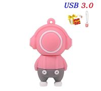 KALPZ-Dessin Animé Haute Vitesse Usb 3.0 Clé Usb 64Gb Tasse De Café Couleur Caméra Stylo Lecteur Avec Porte-Clés Chat Mignon Clé Mémoire Cadeau De Vacances,C,16Gb