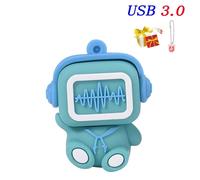 KALPZ-Dessin Animé Haute Vitesse Usb 3.0 Clé Usb 64Gb Tasse De Café Couleur Caméra Stylo Lecteur Avec Porte-Clés Chat Mignon Clé Mémoire Cadeau De Vacances,G,16Gb