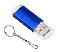 KALPZ-Jaster 100% Capacité Réelle Clé Usb 128Gb Porte-Clés Gratuit Clé Mémoire 64Gb Mini Clé En Métal 32Gb 16Gb Cadeau D'Affaires,128 Go,Blue
