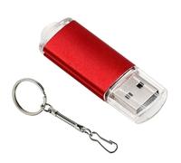 KALPZ-Jaster 100% Capacité Réelle Clé Usb 128Gb Porte-Clés Gratuit Clé Mémoire 64Gb Mini Clé En Métal 32Gb 16Gb Cadeau D'Affaires,128 Go,Red