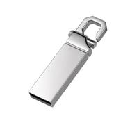 KALPZ-Jaster ¿ Clé Usb 2.0 En Métal Argenté, 128 Mo, 4 Go, 8 Go, 16 Go, 32 Go, 64 Go, 128 Go, Clé Usb Portable, Capacité Réelle 100%,128 Go,Argent