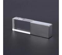 KALPZ-Jaster-Clé Usb En Métal Avec Logo Personnalisé, Clé Usb En Cristal, Clé De Voiture, Clé Usb Modèle, Clé Usb, Cadeau D'Affaires, Lumière Led Gratuite, Disque U, 128 Go,16Gb,Silver Silver