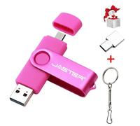 KALPZ-Jaster Clé Usb Otg Haute Vitesse 2.0 Clé Usb 64Gb 32Gb 16Gb Clé Mémoire 2 En 1 Clé Micro Usb Pour Smartphones Android,Pink,16Gb