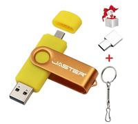 KALPZ-Jaster Clé Usb Otg Haute Vitesse 2.0 Clé Usb 64Gb 32Gb 16Gb Clé Mémoire 2 En 1 Clé Micro Usb Pour Smartphones Android,Yellow,16Gb