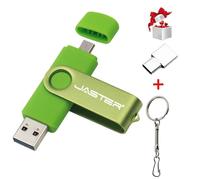 KALPZ-Jaster Clé Usb Otg Haute Vitesse 2.0 Clé Usb 64Gb 32Gb 16Gb Clé Mémoire 2 En 1 Clé Micro Usb Pour Smartphones Android,Green,16Gb
