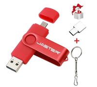 KALPZ-Jaster Clé Usb Otg Haute Vitesse 2.0 Clé Usb 64Gb 32Gb 16Gb Clé Mémoire 2 En 1 Clé Micro Usb Pour Smartphones Android,Red,16Gb