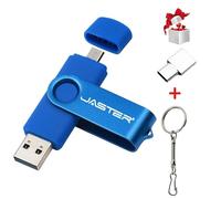 KALPZ-Jaster Clé Usb Otg Haute Vitesse 2.0 Clé Usb 64Gb 32Gb 16Gb Clé Mémoire 2 En 1 Clé Micro Usb Pour Smartphones Android,Blue,16Gb