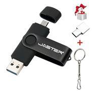 KALPZ-Jaster Clé Usb Otg Haute Vitesse 2.0 Clé Usb 64Gb 32Gb 16Gb Clé Mémoire 2 En 1 Clé Micro Usb Pour Smartphones Android,Black,16Gb