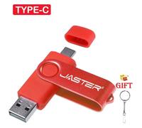 KALPZ-Jaster Clé Usb Rotative Rouge 128Gb Logo Personnalisé Gratuit 2.0Type-C Clé Usb 64Gb 32Gb 16Gb 8Gb Cadeau Créatif Clé Usb 4Gb,128 Go,Red