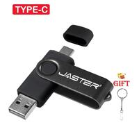 KALPZ-Jaster Clé Usb Rotative Rouge 128Gb Logo Personnalisé Gratuit 2.0Type-C Clé Usb 64Gb 32Gb 16Gb 8Gb Cadeau Créatif Clé Usb 4Gb,128 Go,Black