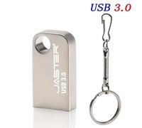 KALPZ-Jaster Hot Metal 3.0 Clé Usb 128Gb Clé Usb Pour Pc Portable 64Gb Clé Usb 3.0 Clé Usb Haute Vitesse U Disque 32Gb,128 Go,Silver Usb 3.0