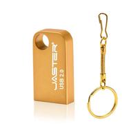 KALPZ-Jaster Hot Metal 3.0 Clé Usb 128Gb Clé Usb Pour Pc Portable 64Gb Clé Usb 3.0 Clé Usb Haute Vitesse U Disque 32Gb,128 Go,Gold Usb 2.0