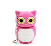 KALPZ-Jaster Mignon Dessin Animé Clé Usb 128Gb Animal Pingouin Clé Usb 64Gb Chat Hibou Clé Usb 32Gb Lion 2.0 Clé Mémoire 16Gb 8Gb,Pink Owl,16Gb