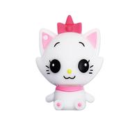 KALPZ-Jaster Mignon Dessin Animé Clé Usb 128Gb Animal Pingouin Clé Usb 64Gb Chat Hibou Clé Usb 32Gb Lion 2.0 Clé Mémoire 16Gb 8Gb,White Cat,16Gb