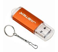 KALPZ-Jaster Plastique Usb 2.0 Clés Flash 128Gb Business Pen Drive 64Gb Porte-Clés Gratuit Noir 32Gb Clé Mémoire 16Gb U Disque Pour Ordinateur Portable,128 Go,Orange