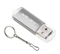 KALPZ-Jaster Plastique Usb 2.0 Clés Flash 128Gb Business Pen Drive 64Gb Porte-Clés Gratuit Noir 32Gb Clé Mémoire 16Gb U Disque Pour Ordinateur Portable,128 Go,Silver