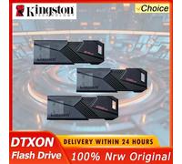 KALPZ-Kingston Usb 3.2 Clé Usb Pen Drive Dtxon 64Gb 128Gb 256Gb Clé Usb Mini Clé Mémoire Clé Clé Noire Pour Ordinateur,,128 Go