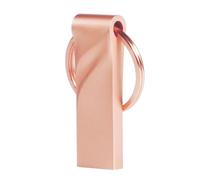 KALPZ-Mini Clé Usb En Métal 128 Go Porte-Clés Clé Usb 64 Go Cadeau D'Affaires Clé Mémoire 32 Go Clé Usb Dorée Musique Clé Usb 16 Go,128 Go,Rose Gold