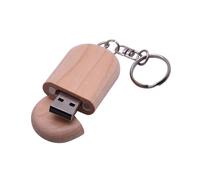 KALPZ-Mode Érable Usb Boîte En Bois Noyer Clé Usb Avec Porte-Clés Clé Usb 4Gb 8Gb 16G 32Gb Clé Usb 2.0 Cadeau De Mémoire De Mariage,Maple Usb 2.0,1 Go