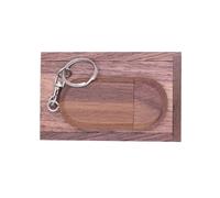 KALPZ-Mode Érable Usb Boîte En Bois Noyer Clé Usb Avec Porte-Clés Clé Usb 4Gb 8Gb 16G 32Gb Clé Usb 2.0 Cadeau De Mémoire De Mariage,Walnut With Box,1 Go