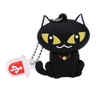 KALPZ-Nouveau Dessin Animé Usb Clé Usb 64Gb Mignon Lapin Clé 32Gb Chat U Bâton 16Gb Clé 8Gb Pingouin Clé Mémoire Stockage Externe,Black Cat,128 Go