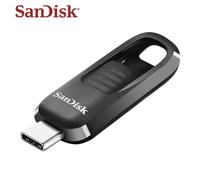 KALPZ-Sandisk Ultra Slider Usb 3.2 Type-C Clé Usb Cz480 Clé 64Gb 128Gb 256Gb Vitesses De Lecture Jusqu'À 400 Mo/S Disque Flash Pour Tablette,,128 Go