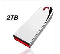 KALPZ-Xiaomi Clé Usb Haute Vitesse 1 To 512Gb 256Gb Transfert Portable Clé Usb Disque Étanche Mémoire Clé Rapide Usb 3.0 Pour Ordinateur,,Silver-2Tb