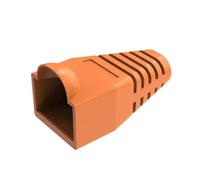 KALPZ-Zoerax 100 Pack Rj45 Cat6 Cat6E Cat5 Cat5E Câble Réseau Ethernet Bottes Anti-Traction Connecteur De Câble Couvercle De Prise (Od 6.0Mm),100Pcs,Orange