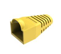 KALPZ-Zoerax 100 Pack Rj45 Cat6 Cat6E Cat5 Cat5E Câble Réseau Ethernet Bottes Anti-Traction Connecteur De Câble Couvercle De Prise (Od 6.0Mm),100Pcs,Yellow
