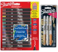 Kalqz-Creative Marker Marqueur Peinture AcryliqueÀ Base D'eauEncre Sans Bavure Pour Écrire Sur La Plupart Des SurfacesPointe Ogive+3 Marqueurs À Pointe Fine Métallique