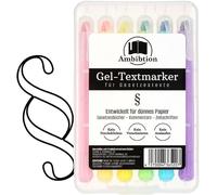 Kalqz-Surligneurs En Gel Pour Livres De Loi,Surligneurs En Gel Pour Papier Fin,Lois,Sacs De Bagage,Satorius,Magazines Spécialisés,Commentaires,Surligneurs,Marqueurs De Différentes Couleurs