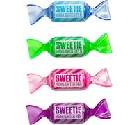 Kalqz-Sweetie Lot De 4 Surligneurs Parfumés Pour EnfantsPour Une Utilisation À L'école Et Aux Devoirs¿4 Couleurs Différentes Avec Un Parfum DouxÉtui De Transport Zip Loc
