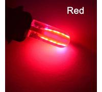 Kalsa-10x 194 2825 Wy5w Cob Gel De Silice Étanche Cale Lumière Marqueur Automatique Lecture Dôme Lampe Ampoules De Stationnement Dc12v Ampoule Led Plusieurs Couleurs,Rouge,
