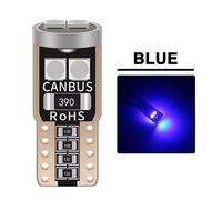 Kalsa-Ampoule Led Canbus T10 W5w, 2/4/6/8/10/20 Pièces, Dôme Intérieur De Voiture, Porte, Boîte À Gants, Coffre, Feux De Plaque D'immatriculation 12v 6smd 400lm 6500k Blanc,Blue,10 Pcs