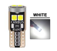 Kalsa-Ampoule Led Canbus T10 W5w, 2/4/6/8/10/20 Pièces, Dôme Intérieur De Voiture, Porte, Boîte À Gants, Coffre, Feux De Plaque D'immatriculation 12v 6smd 400lm 6500k Blanc,White,10 Pcs