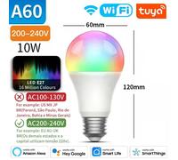 KALSA-Ampoule Led Tuya, Bluetooth, Wifi, Zigbee, Lumière À Intensité Variable, 2700-6500K Rvb, Smart Life Andrea, Voix Avec Alexa Google Home,10W Wifi 200-240V,1 Piece Pack