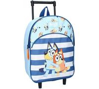 Kalsc-Sac À Dos Pour Enfant Trolley¿Bluey-Bleu-Enfant-Ecole-Maternelle-Garderie-Garcon-33 Cm-Bretelles Réglables¿Roulettes¿Idée Cadeau