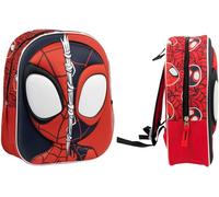 Kalsc-Sac À Dos Spidey 3d¿Enfant 31x25x10 Cm¿Effet Relief¿1 Compartiment Zippé+Poche Filet¿Bretelles Réglables¿Sac École Maternelle Ou Sorties