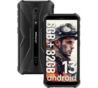 KALSG-Armor X12 Telephone Portable Incassable,6Go+32Go/256Go Extensible Android 13 Smartphone,Téléphone Étanche 5,45"" Hd+,13Mp+8Mp Caméra,4860Mah Smartphone Antichoc,4G Dual Sim/Nfc/Gps-Noir